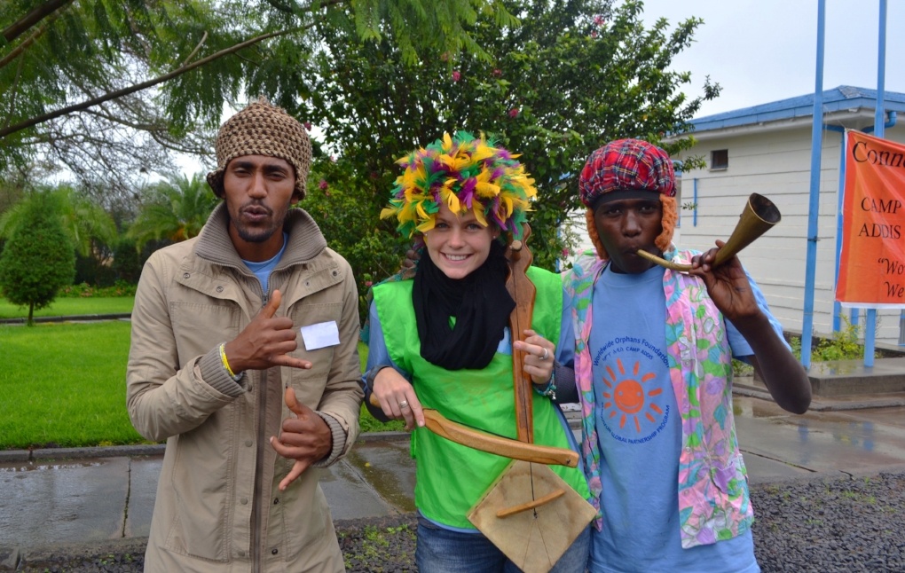 Petra with the local leadership team at Camp Addis in Addis Ababa, Ethiopia